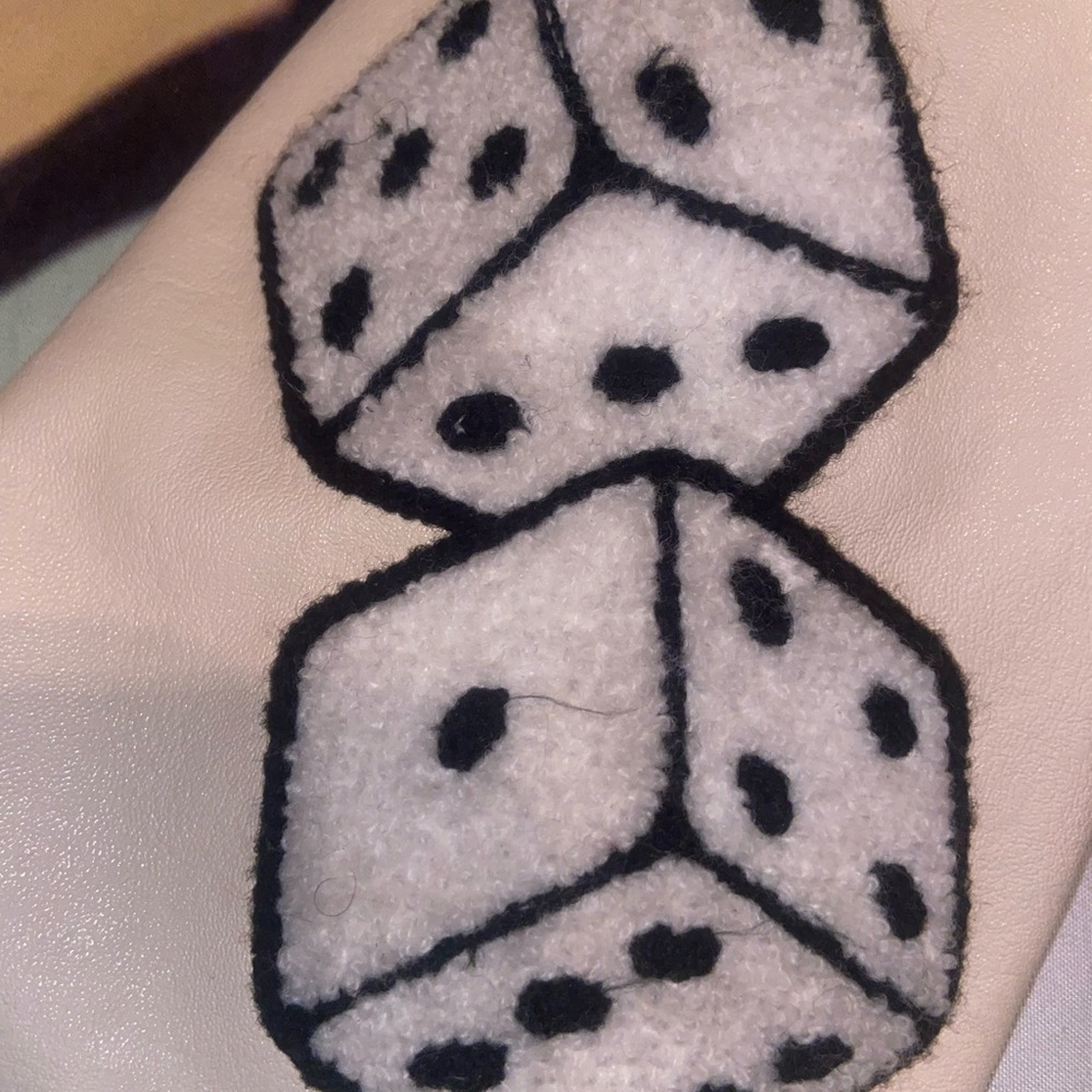 Lifted Anchors Chenille Patch Varsity Jacket - image 5